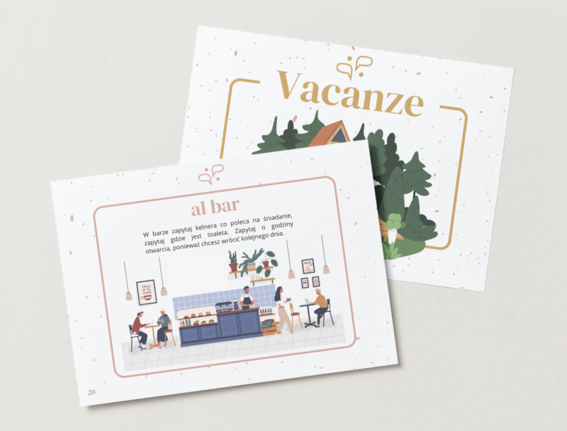 Vacanze - produkt o wakacjach dla nauczycieli języka włoskiego